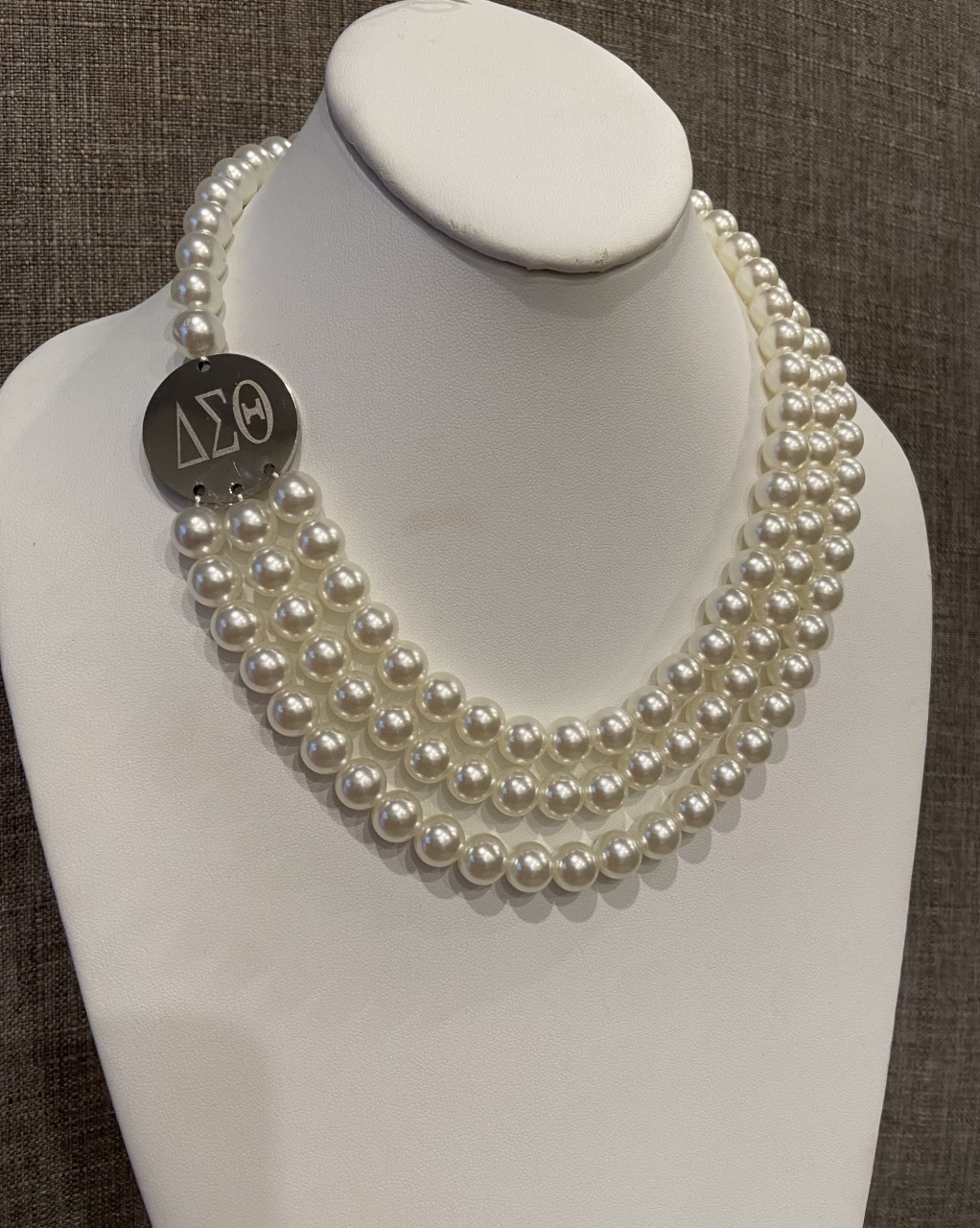 Delta Sigma Theta Pearl Necklace